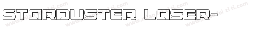 Starduster Laser字体转换